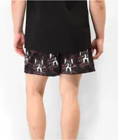 Dog Years Logo Allover Black Mesh Shorts