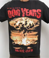 Dog Years Mushroom Cloud Black T-Shirt