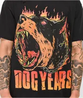Dog Years Rot Flames Black T-Shirt