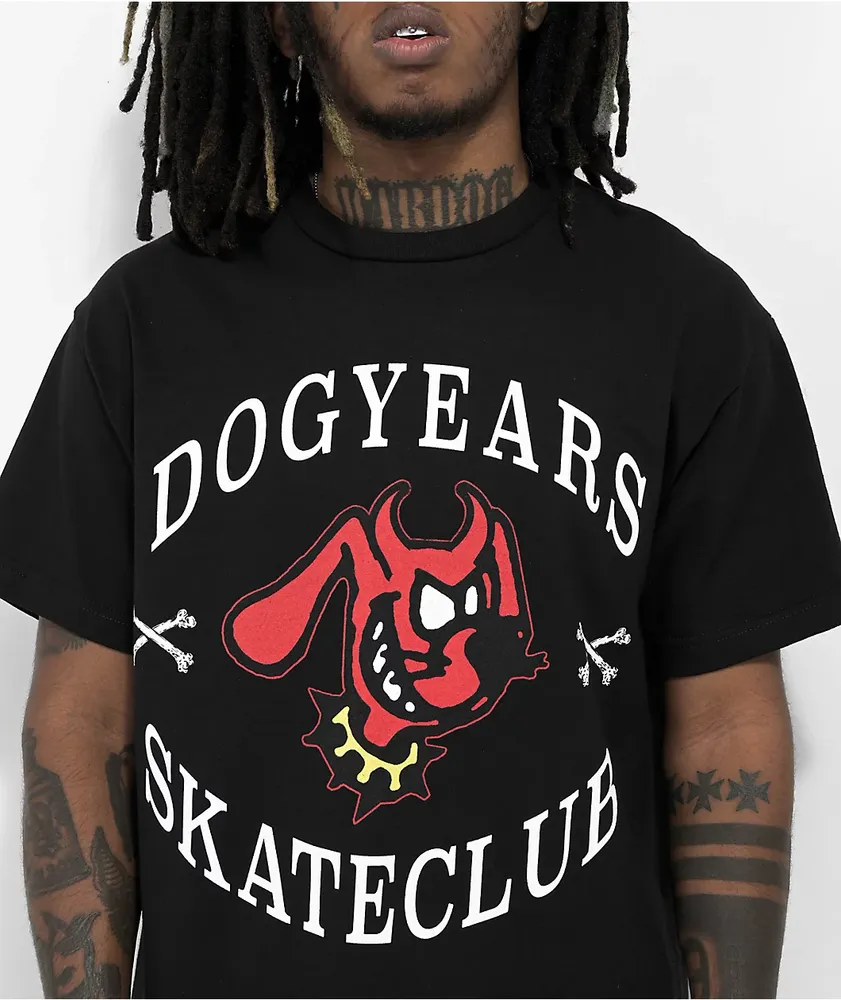 Dog Years Skate Club Black T-Shirt