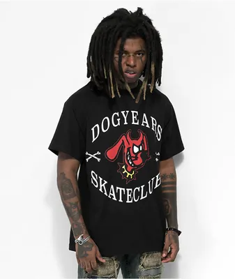 Dog Years Skate Club Black T-Shirt