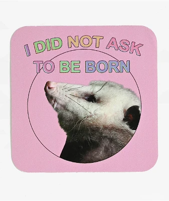 Dogecore Did Not Ask Sticker