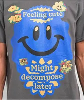 Dogecore Feeling Cute Charcoal T-Shirt