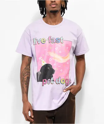 Dogecore Live Fast Lavender T-Shirt