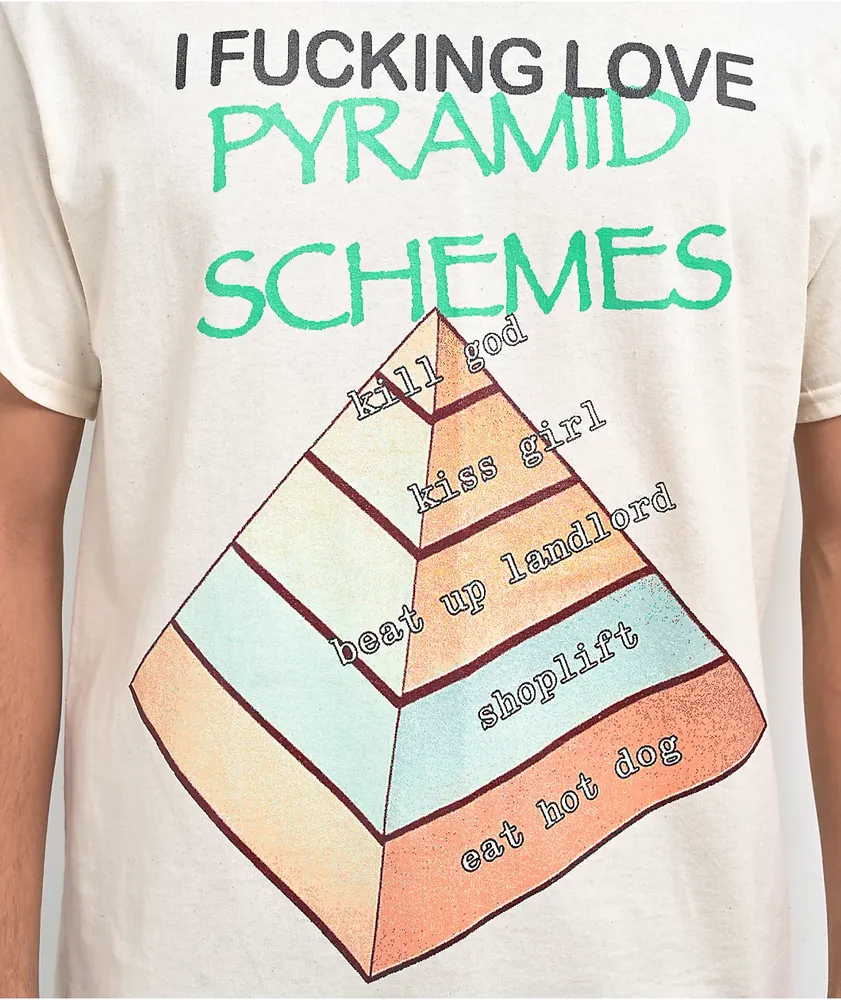 Dogecore Pyramids Natural T-Shirt