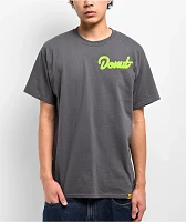 Donut Cap Cracked 2 Charcoal T-Shirt