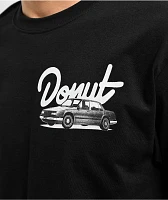 Donut Car Anatomy Black T-Shirt