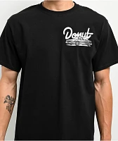 Donut Car Anatomy Black T-Shirt