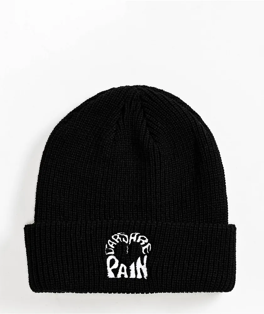 Donut Cars Are Pain Black Beanie