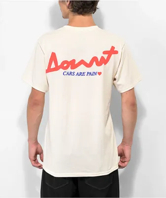 Donut Cars Are Pain Natural T-Shirt