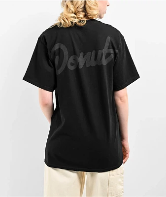 Donut Dark Mode OG Logo Black T-Shirt