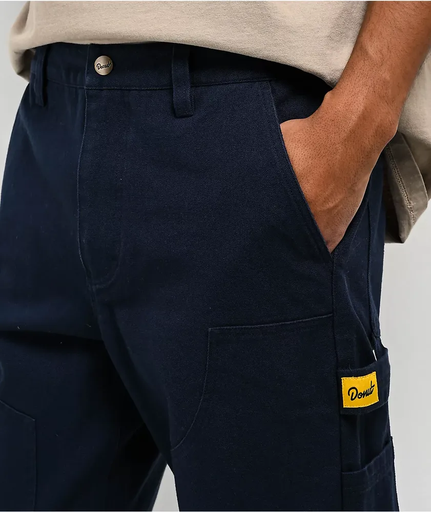 Donut Factory Navy Blue Double Knee Carpenter Pants