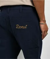 Donut Factory Navy Blue Double Knee Carpenter Pants