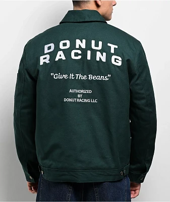 Donut Give It The Beans Green Work Jacket