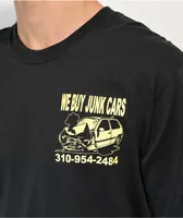 Donut Junk Cars Black T-Shirt