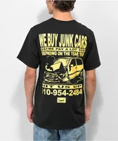 Donut Junk Cars Black T-Shirt