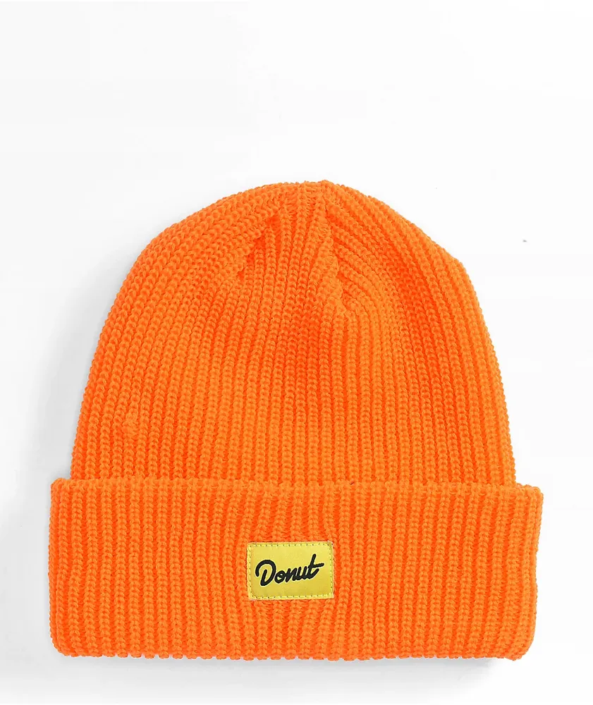 Donut Logo Orange Beanie