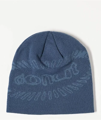 Donut Media Burst Navy Skully Beanie