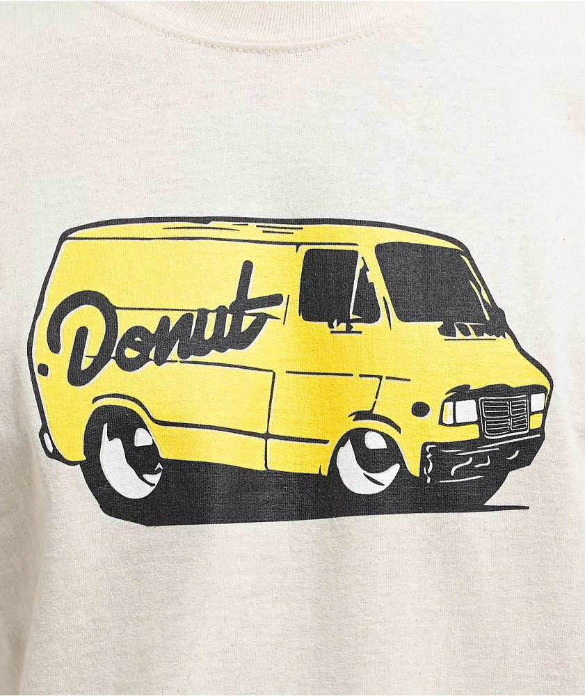 Donut Merch Van Natural T-Shirt