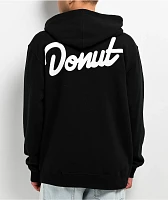 Donut OG Logo Black Zip Hoodie