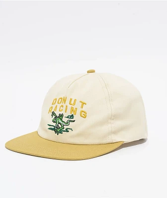 Donut Racing Baja Lizard Cream & Dijon Snapback Hat