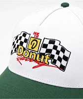 Donut Racing Checkered Flag Snapback Hat