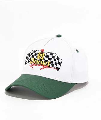 Donut Racing Checkered Flag Snapback Hat