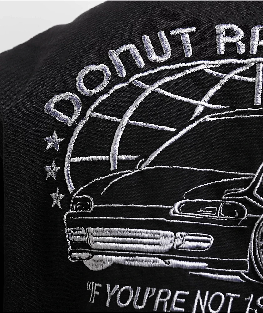 Donut Racing USA Black Canvas Jacket