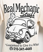 Donut Real Mechanic Stuff Give It A Whirl Natural T-shirt