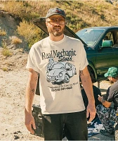 Donut Real Mechanic Stuff Give It A Whirl Natural T-shirt