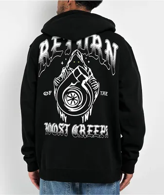 Donut Return Of The Boost Creeps Black Zip Hoodie 