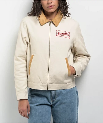 Donut Tan Canvas Jacket