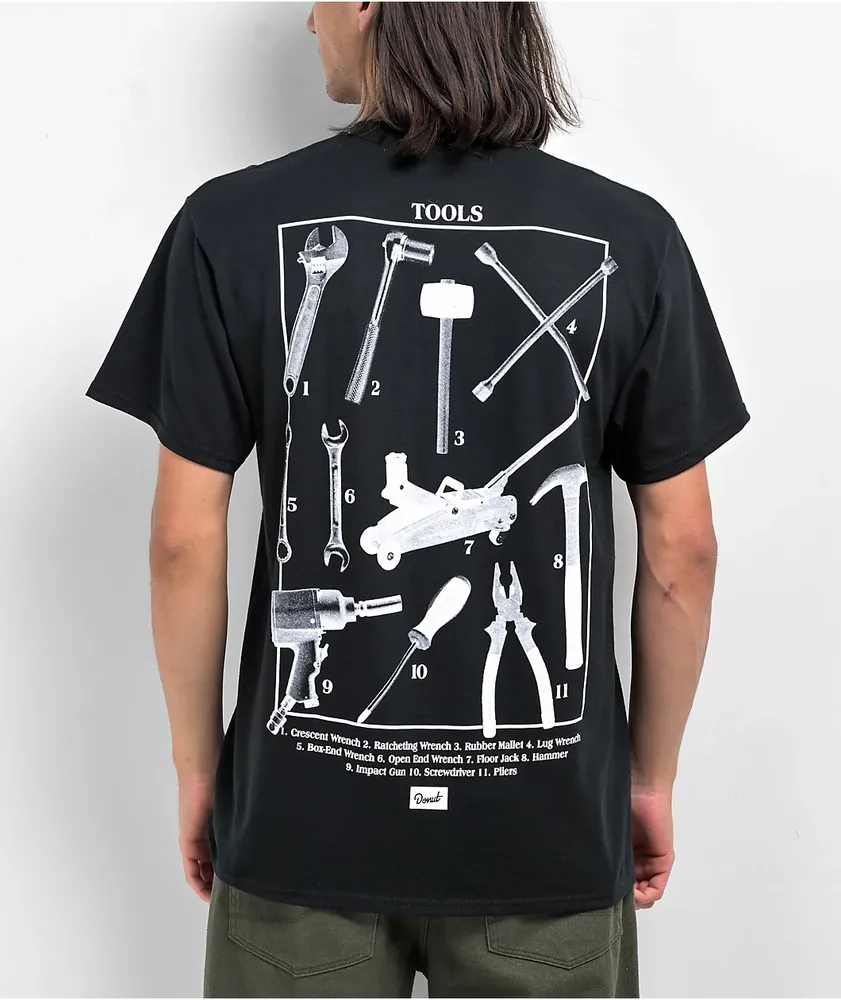 Donut Tools Black T-Shirt