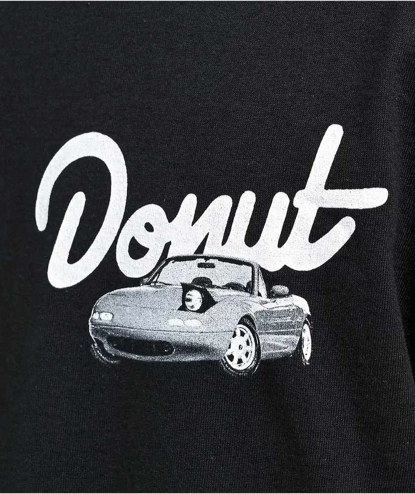 Donut Wink Wink Nation Black T-Shirt