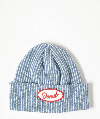 Donut Work Shirt Blue Beanie