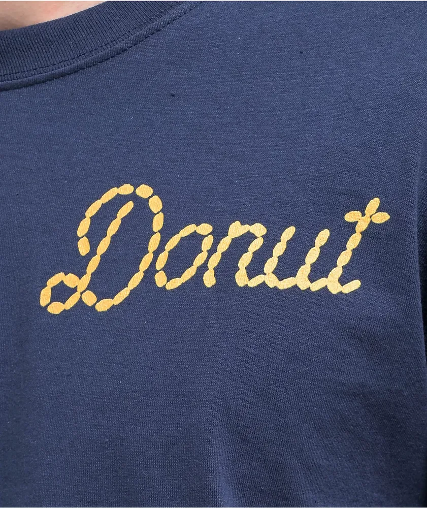 Donut Work With Your Hands Navy Blue T-Shirt