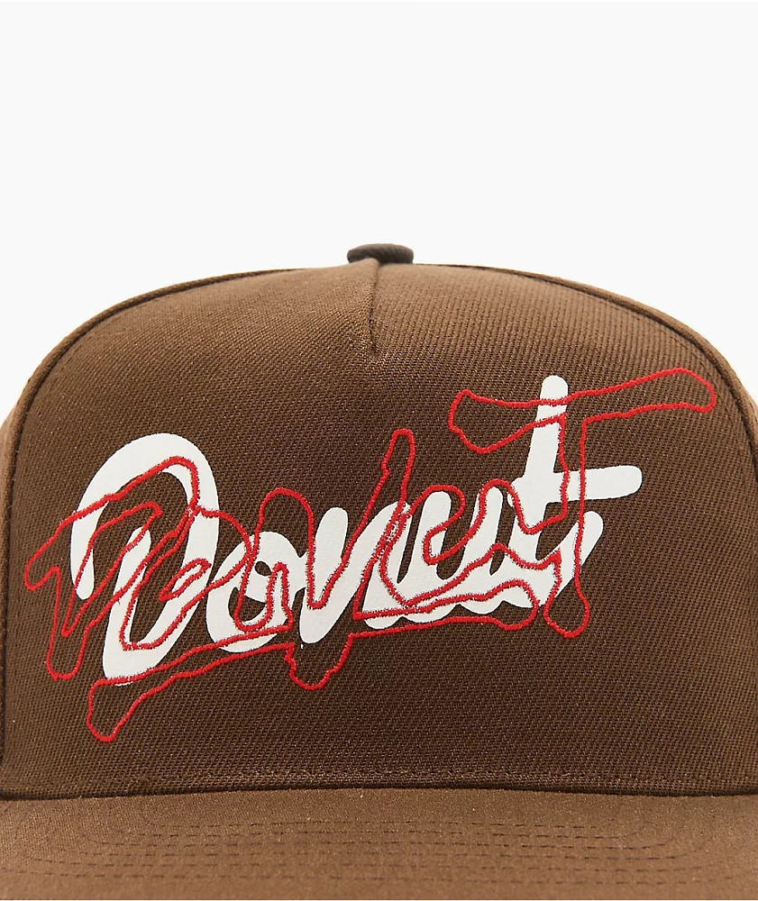 Donut World Champs Brown Snapback Hat