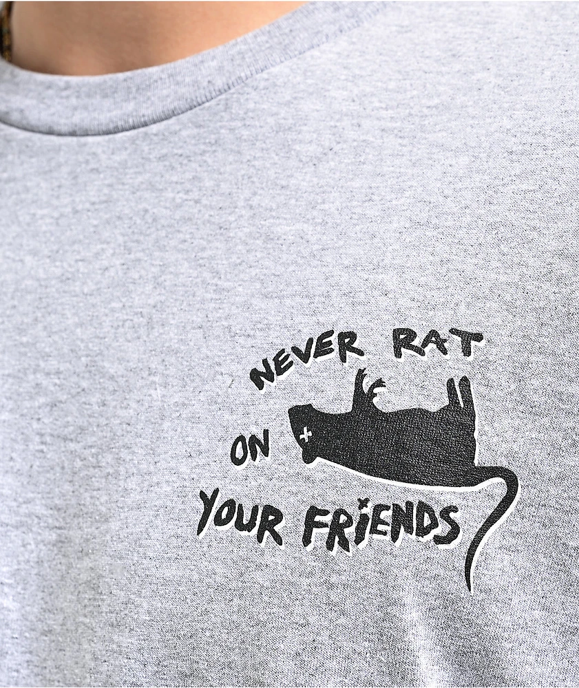 Doom Sayers Never Rat Grey T-Shirt