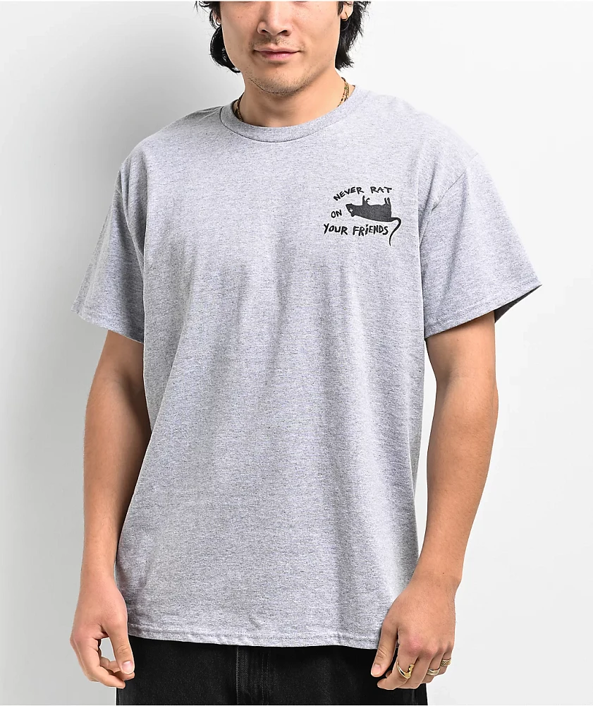 Doom Sayers Never Rat Grey T-Shirt