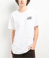 Doom Sayers Sacto Script White T-Shirt