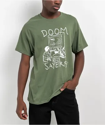 Doomsayers Kill TV Army Green T-Shirt