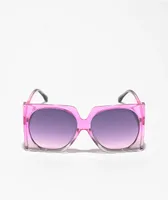 Dorsey Squares Pink Sunglasses