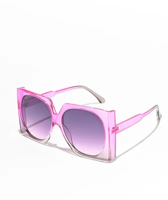Dorsey Squares Pink Sunglasses