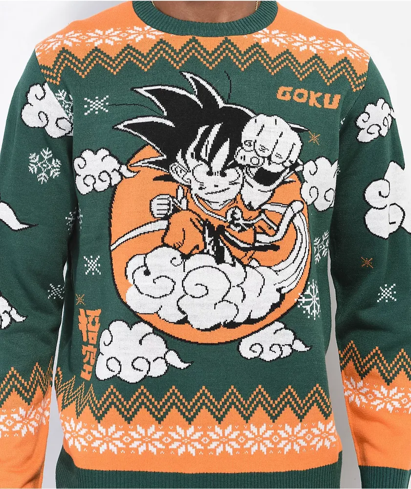 Dragon Ball Z Goku Green Sweater