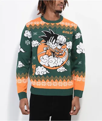 Dragon Ball Z Goku Green Sweater