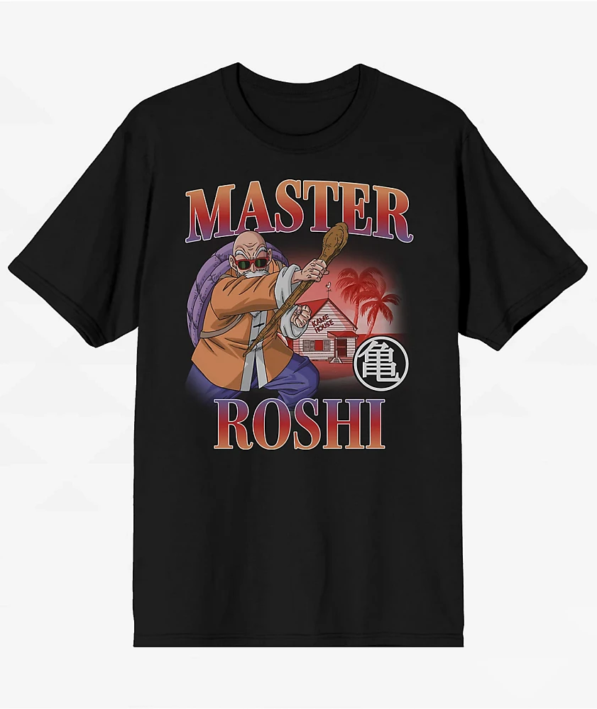 Dragon Ball Z Master Roshi Black T-Shirt