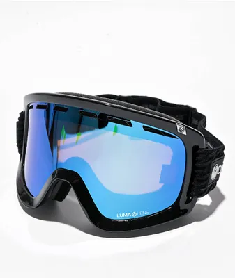 Dragon D1 OTG Black & Icon Green Snowboard Goggles