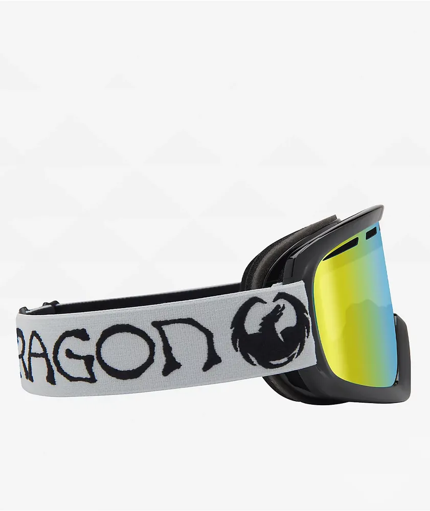Dragon D1 OTG Classic Grey & Gold Snowboard Goggles