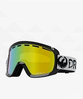 Dragon D1 OTG Grey & Gold Ion Snowboard Goggles