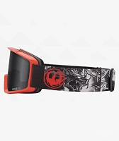 Dragon DTX OTG Manga & Dark Smoke Snowboard Goggles